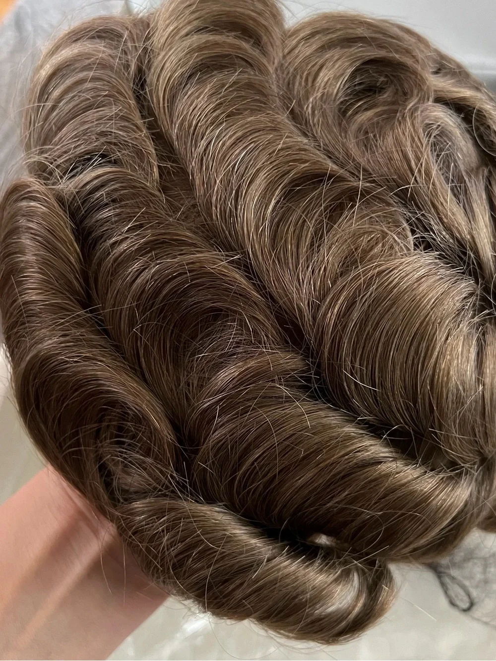 Men’s Human Hair Dirty Blonde #18 Brown Blonde 8x10 Toupee #UC1